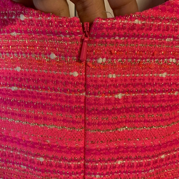 Lilly Pulitzer Womens Pink Tweed Dress - Picture 4 of 6